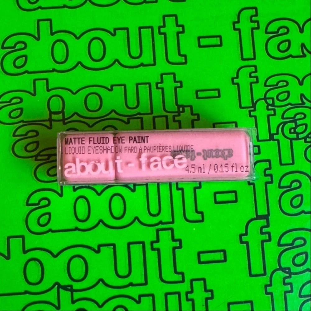 about-face Matte Fluid Eye Paint Eyeshadow On Pointe Ballet Slipper Baby Pink